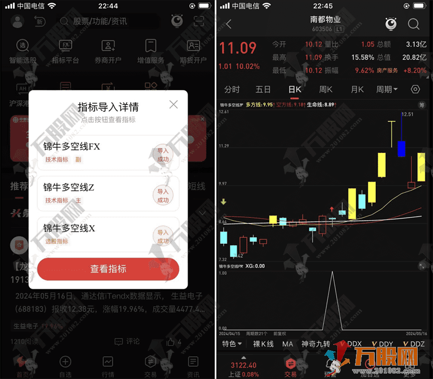 灵感创作【锦牛多空线】实盘技术和感悟改动优化而成主图指标 手机电脑通用 ... ...