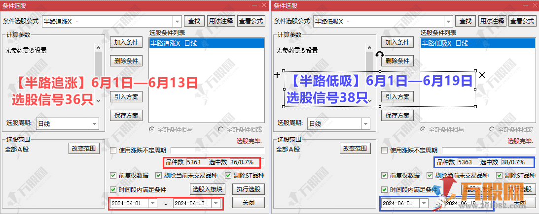 大趋势操盘【半路追涨次日低吸+半路低吸】主副图/选股指标  顺势而为追涨次日低吸 最佳双信号参考手机电脑  ...