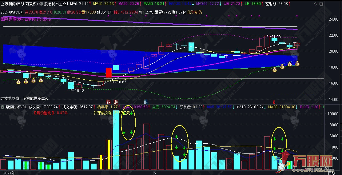 【股道秘术VOL】通达信股道秘术成交量指标3.0版！副图+用法说明