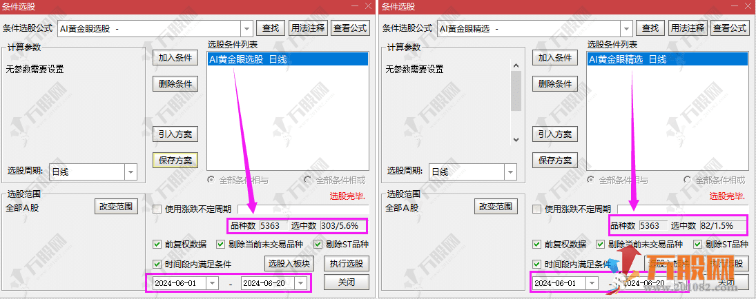 通达信【AI黄金眼】右侧交易法主副选套装指标！无未来函数!