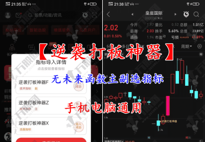 通达信【逆袭打板神器】主副选指标“趋势+量能”的双重确认量能异常放大信号 手机电脑通用