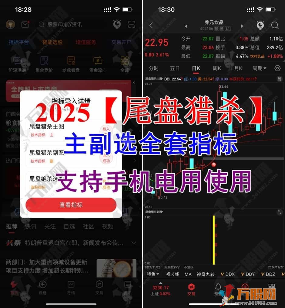 2025【尾盘猎杀】今买明卖短线策略 主副选指标 尾盘2:55出击 持手机和电脑端使用 ... ... ...