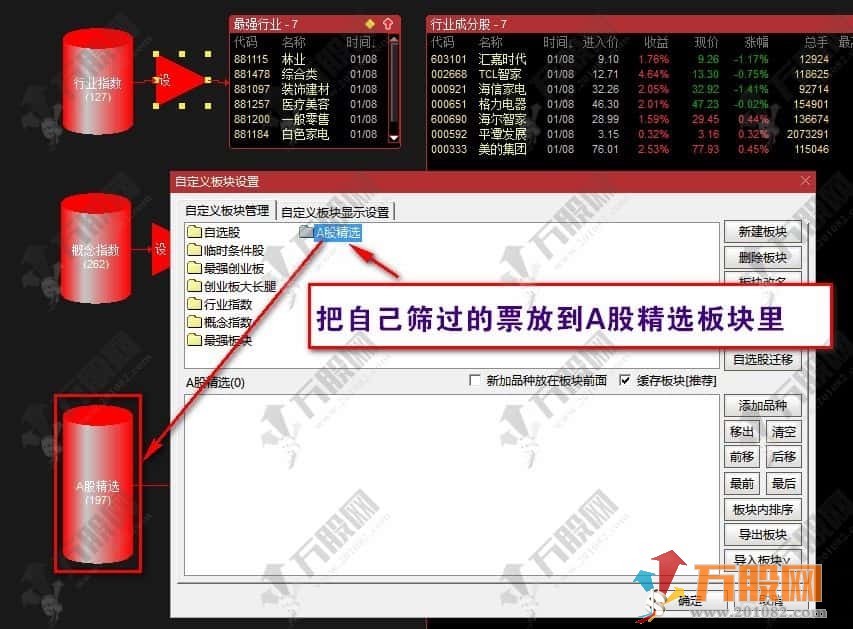 通达信【最强行业概念】股票池 筛选热点行业概念及热点行业输出成分股