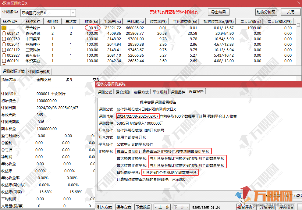 通达信【双响区间炮】模型，主副选指标，高胜率信号少但精！