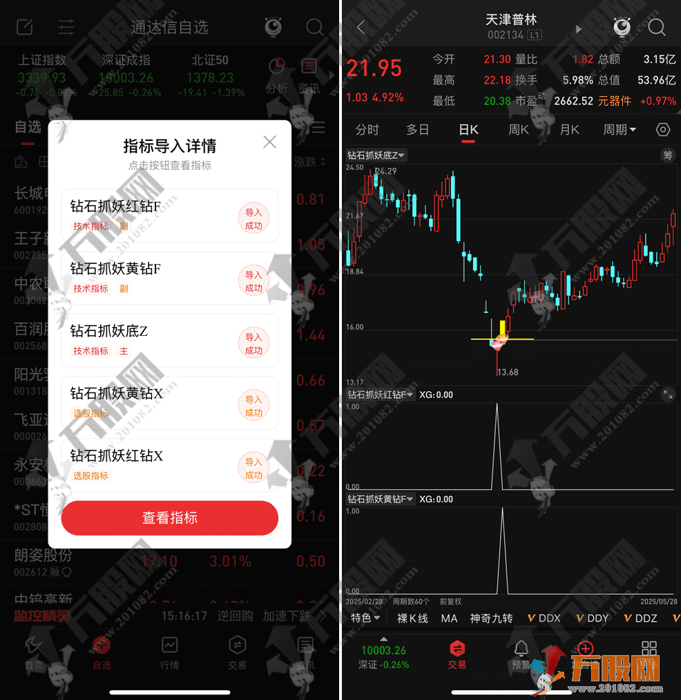 通达信【钻石抓妖底】主副选指标，信号不漂移抄底擒妖两不误，指标源码手机电脑通用 ...