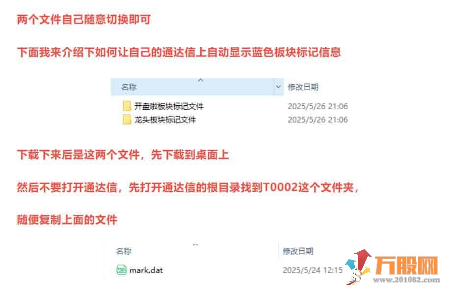 通达信【板块自动标记】非指标公式 自动标记开盘啦板块标记效果