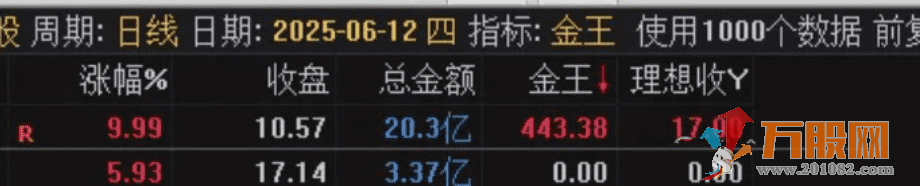 通达信【金王一进二】竞价排序指标 支持可回测试，源码手机电脑通用